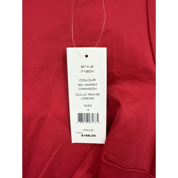 NWT French Connection Ritchie Dress Sz 4 Corpcore Office Career Event Holiday - Picture 5 of 7